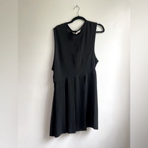 Comme des Garçons black silk babydoll dress